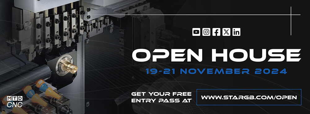 Star GB to host UK premiere of new sliding head lathe at open house event